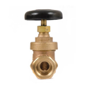 1" Steam Radiator Straight Valve (FIP x Male Union)