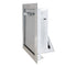Universal Stainless Steel Trash Chute Door 12"(W) x 15"(H)  - Bottom Hinged - Side Right View