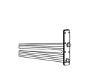 A-5, FRA-5, American Standard 4-1/2" X 14 1/2" -8BH (A5-X) - Oswald Supply