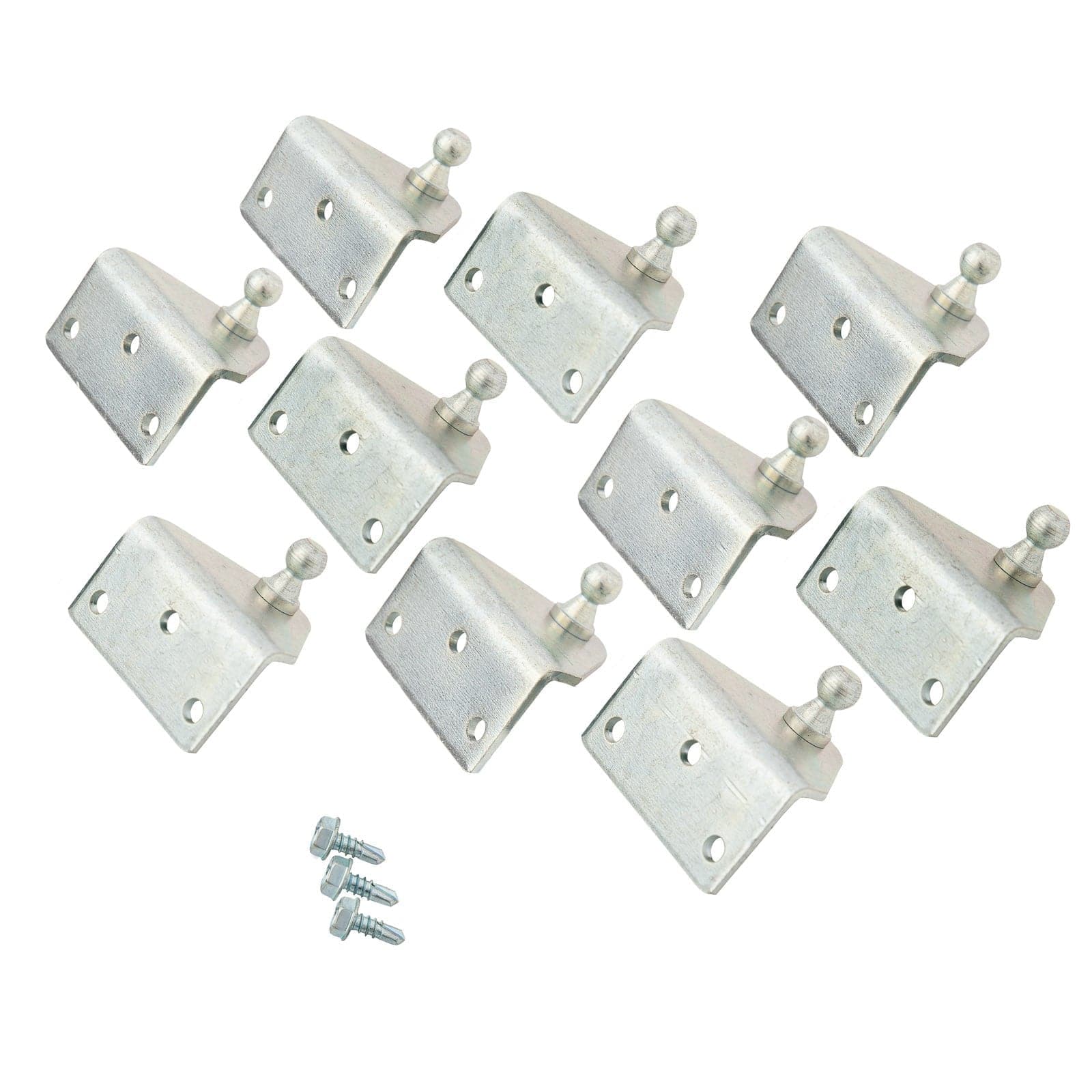 Gas Spring Ball Bracket Ball Stud Mounting Bracket for Gas Spring 90 Degree Angle, Long Neck 1 ...