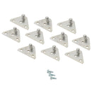 Ball Stud Mounting Bracket for Gas Spring Flat 10mm Ball Diameter, 0.645â€šÃ„Ã¹ Ball Height - 5 Pack/10 Units - Free Ground Shipping - Oswald Supply