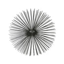 Chimney Brush with Loop, Round, 6" Diameter, Steel - Oswald Supply