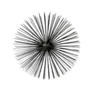 Chimney Brush with Loop, Round, 8" Diameter, Steel - Oswald Supply