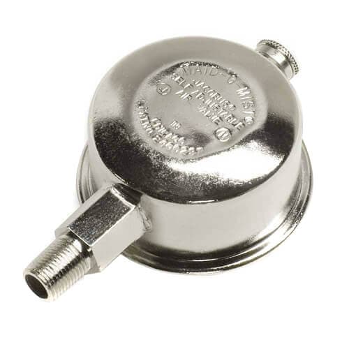 MAID O'MIST 1/8 Inch Angle Radiator Air Valve - 5L, .070 Vent Size For Steam Radiators