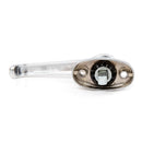 L Handle with lock and key, used with square type latch, ADA approved for Trash Chute and Linen Chute Doors - Free Ground Shipping - Oswald Supply