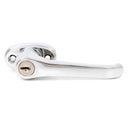 L Handle with lock and key, used with square type latch, ADA approved for Trash Chute and Linen Chute Doors - Free Ground Shipping - Oswald Supply