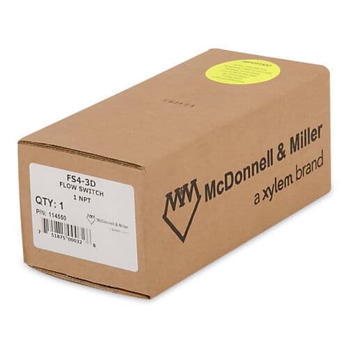 McDonnell Miller FS4-3D - FLOW SWITCH 1 NPT - Oswald Supply