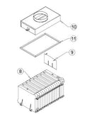 Peerless Boiler Repair Part #50867 - Insul Blnk 1/2 X 1-1/2, 8# Durablnk