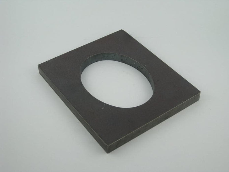 (PHH2P) 3 x 4 x 1/2 Handhole Weld Plate, Square 5 1/4 x 6 1/4 O.D. - Oswald Supply