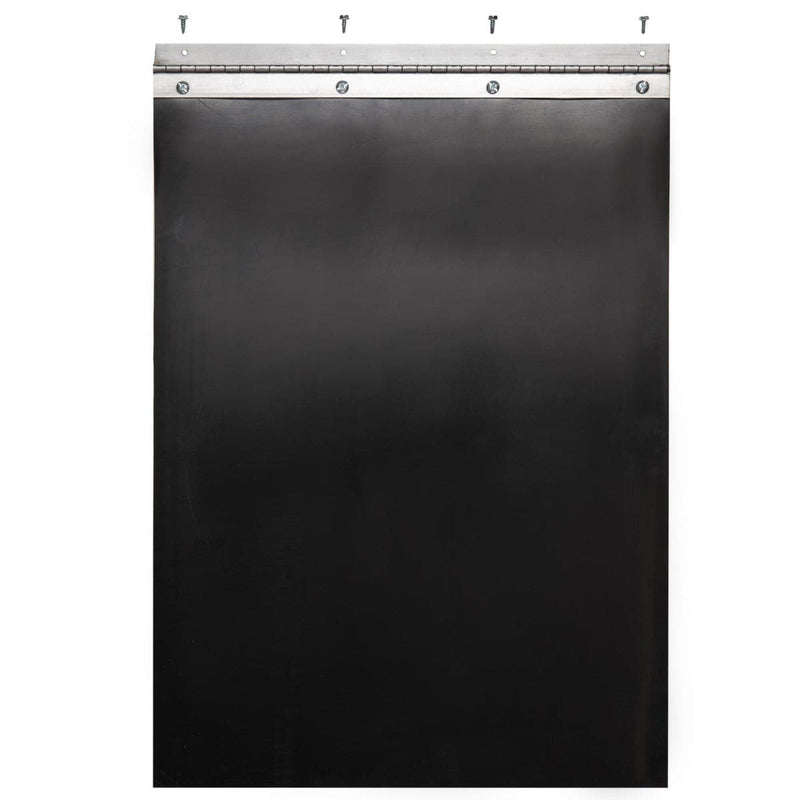 Rubber Baffle with Hinge and Hardware for 15" x 18" Trash Chute Doors. Use Replacement HR232 - Oswald Supply